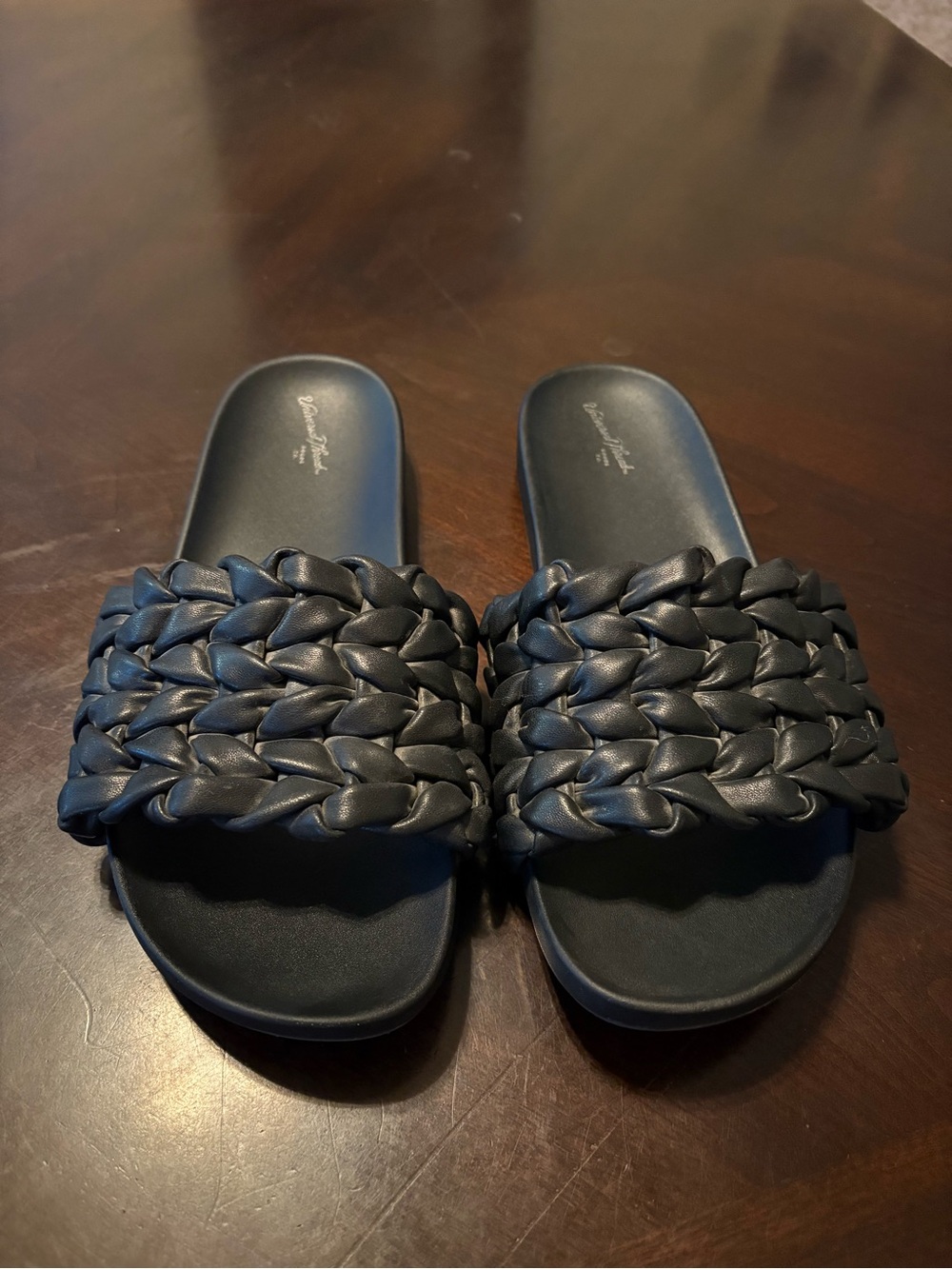 Universal Thread Black Braided Slide Sandals Size 9 Dolce Vita Inspired
